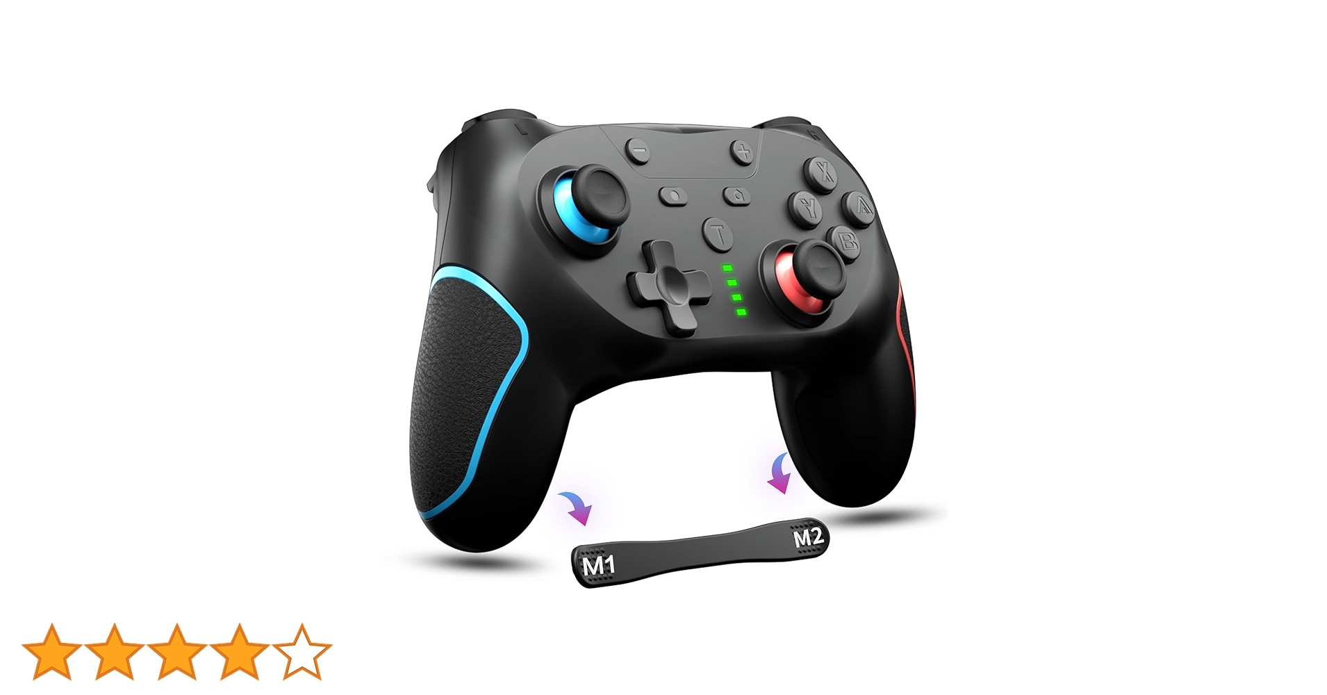 Amazon.co.jp: Switch コントローラー 背面ボタン付き【2023新